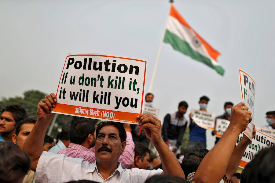 Contaminación en Nueva Delhi