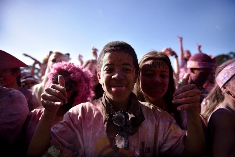 Lluvia de colores en Sudáfrica