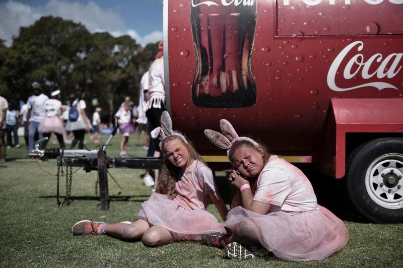 Lluvia de colores en Sudáfrica