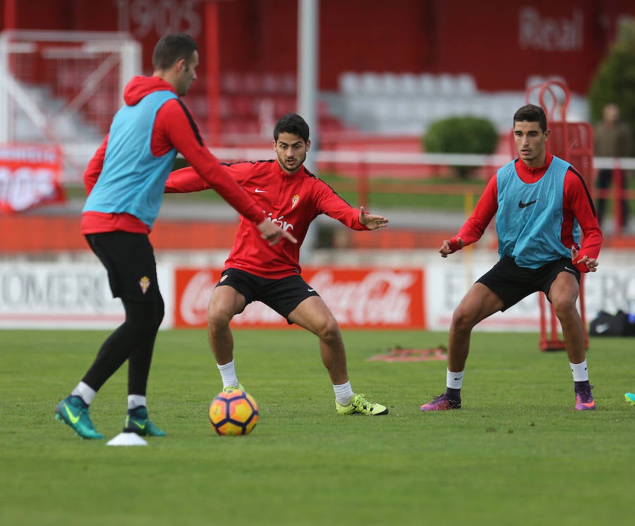 Entrenamiento del Sporting (19-11-16)