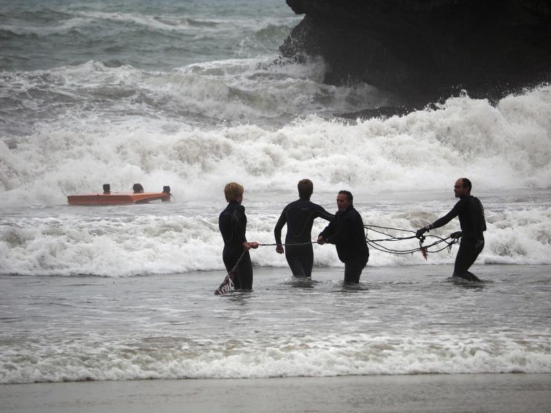 Recogida de ocle en Llanes