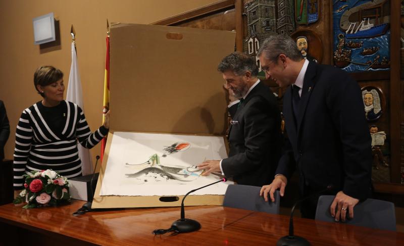 El gobernador de Puerto Rico, en Navia