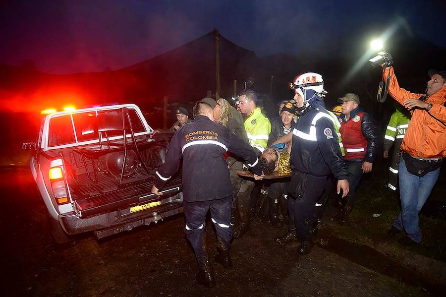 Las imágenes del accidente