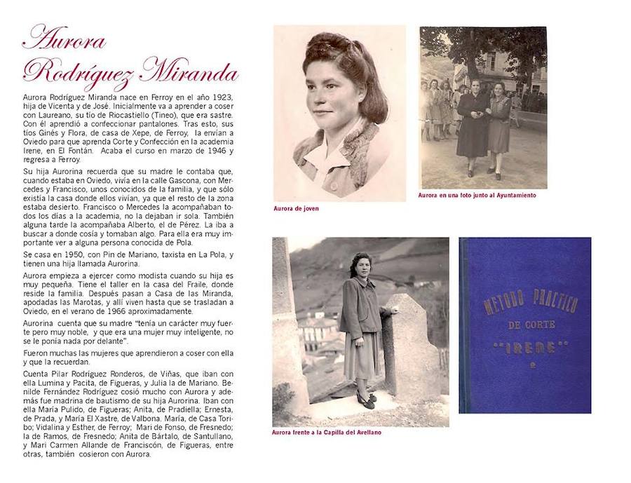 Allande rinde homenaje a sus modistas