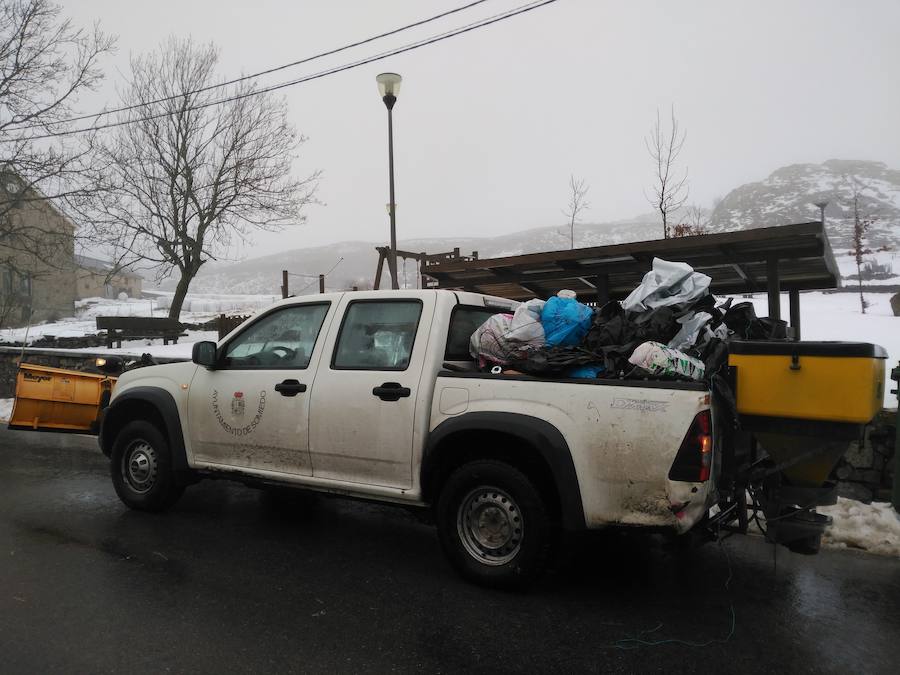 La nieve cubre Asturias a la espera de una ola de frío siberiano