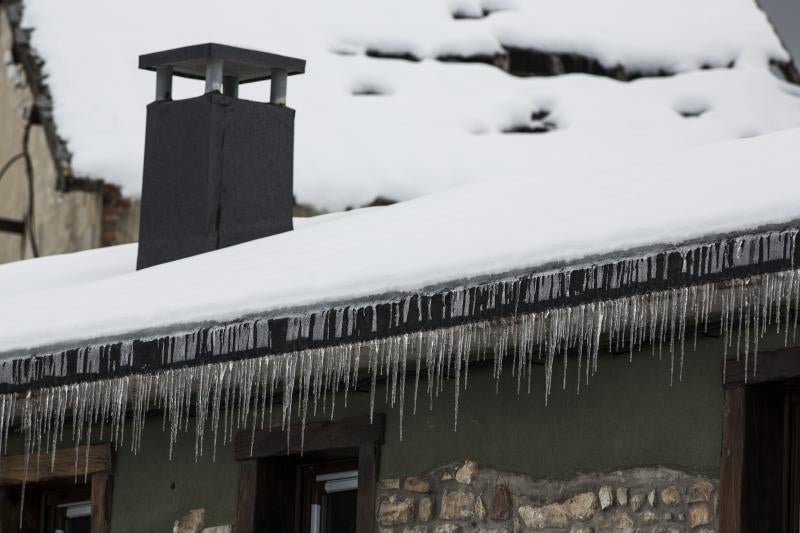 Las increíbles imágenes que deja la ola de frío en Asturias