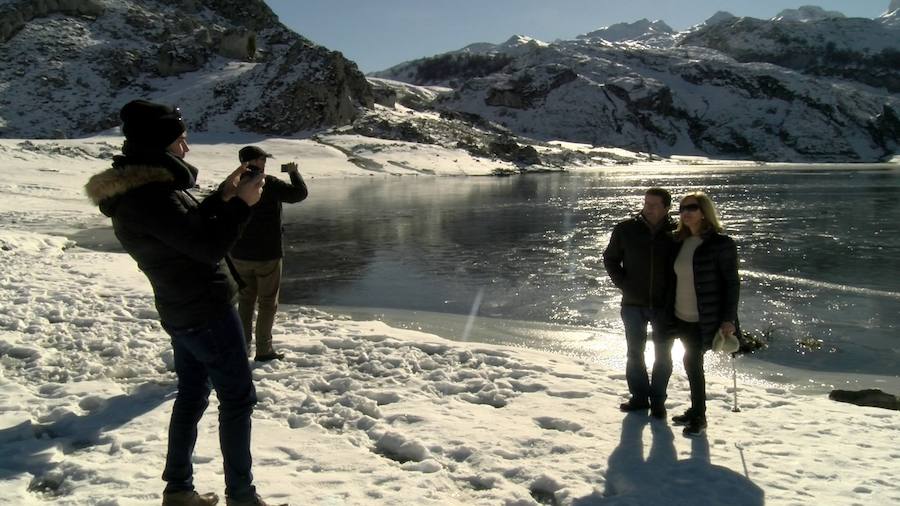 Los Lagos nevados, un atractivo para el turismo
