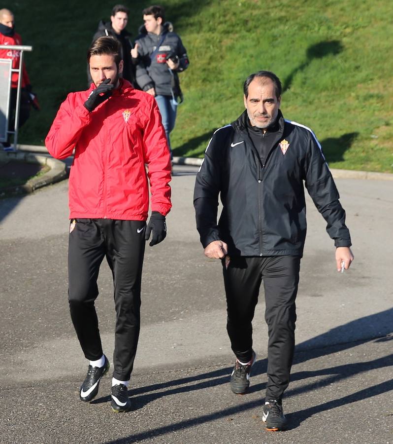 Entrenamiento del Sporting