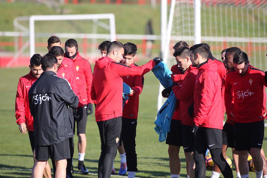 Entrenamiento del Sporting