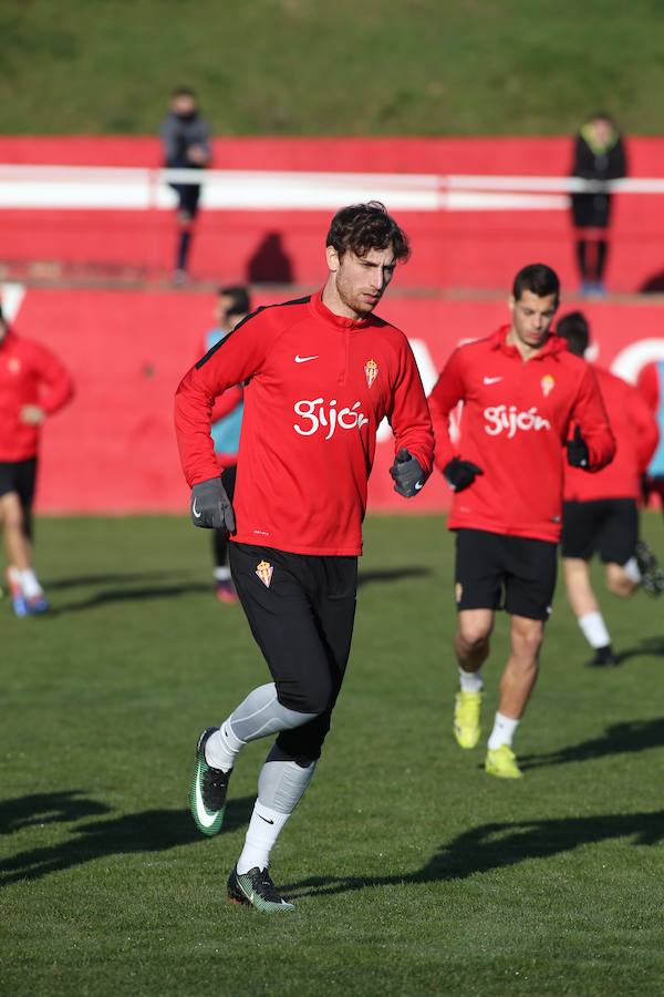 Entrenamiento del Sporting