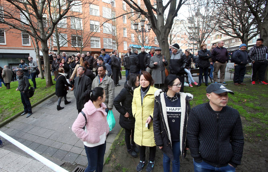 Incendio en un bazar chino de Oviedo