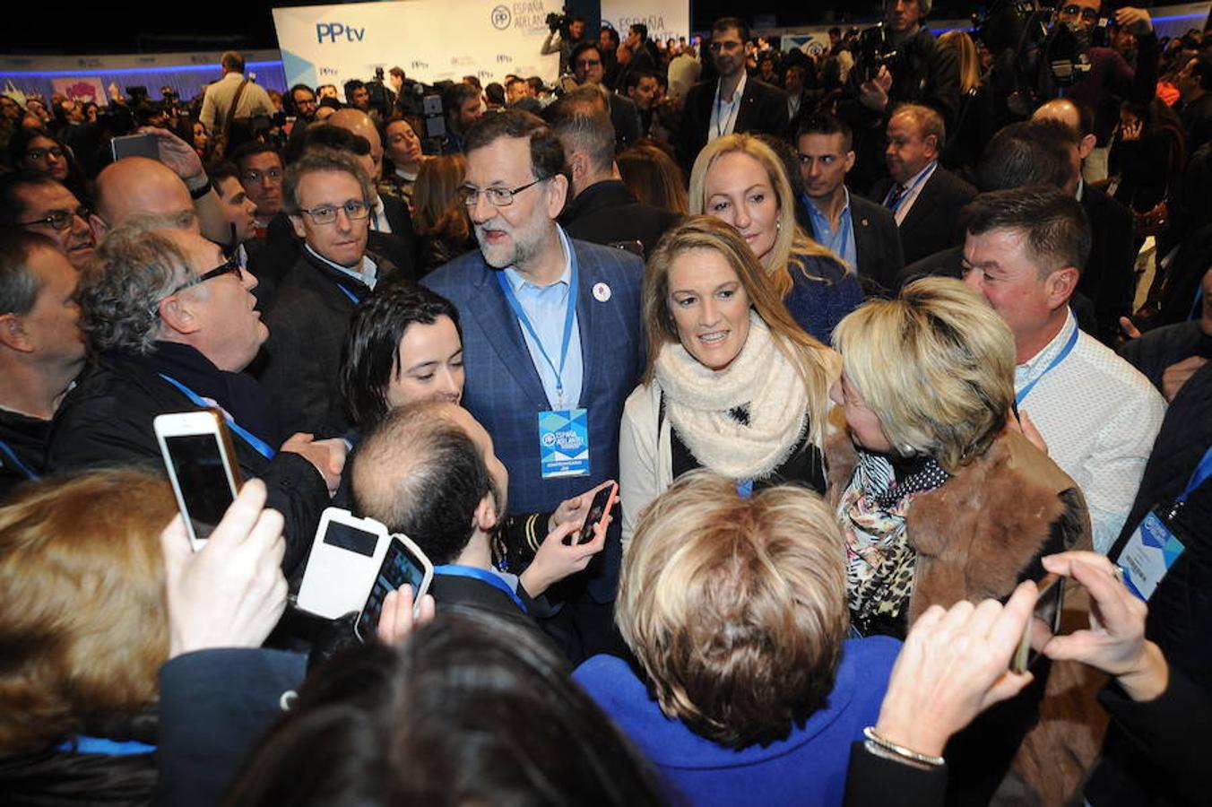 La representación asturiana en la segunda jornada del Congreso Nacional del PP