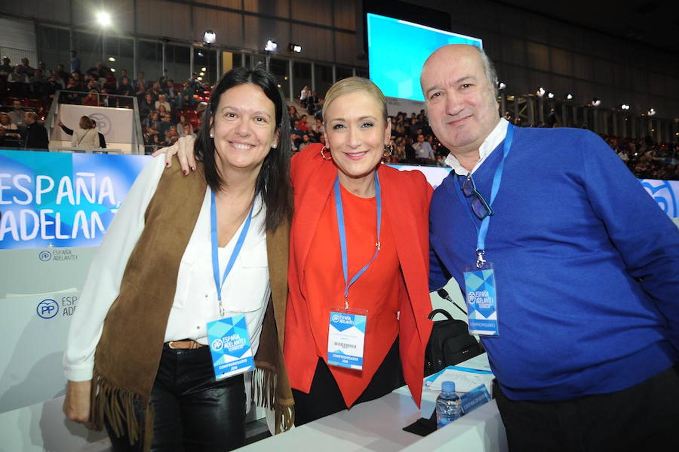 La representación asturiana en la tercera jornada del Congreso Nacional del PP