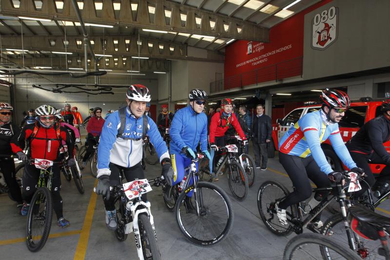 Marcha ciclista por los dos bomberos fallecidos en Fano