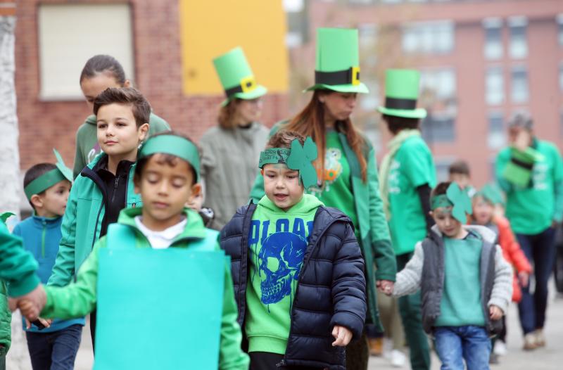 El colegio de Colloto celebra San Patricio
