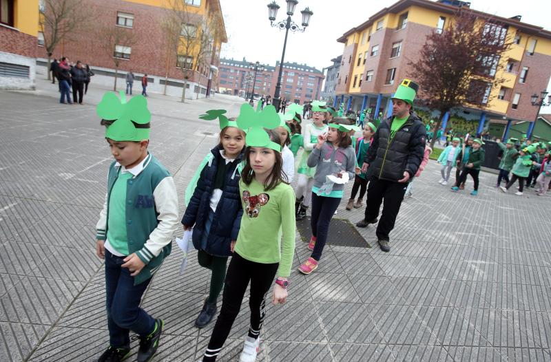 El colegio de Colloto celebra San Patricio