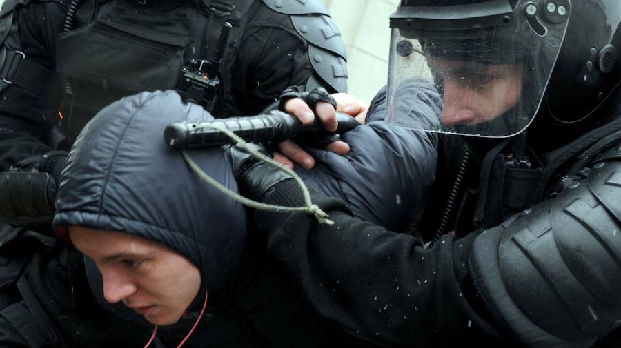 Violencia policial en Bielorrusia