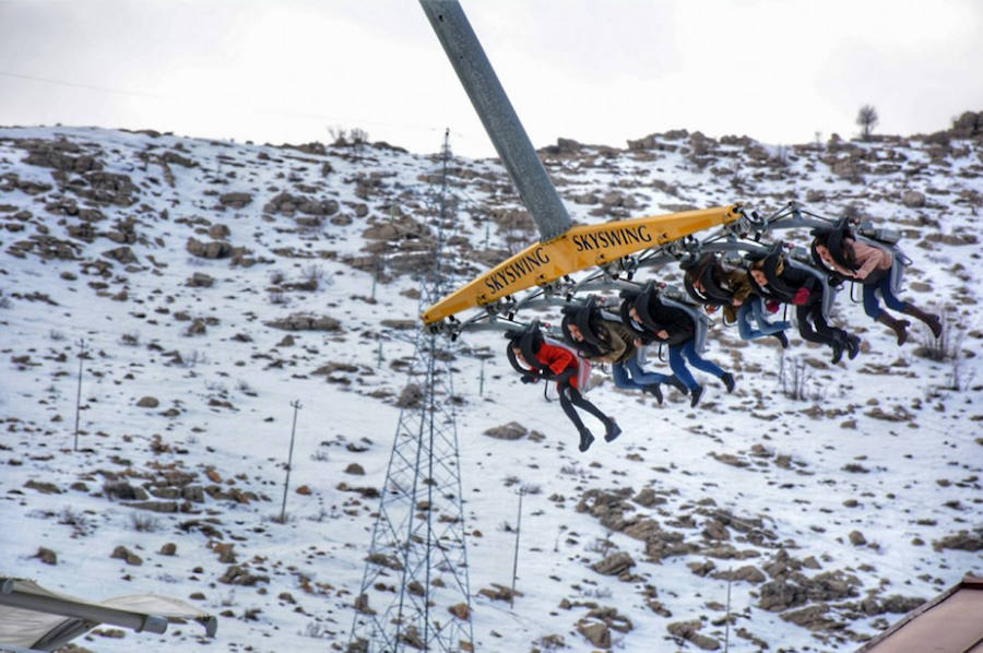 Una estación de esquí en mitad de la guerra en Irak