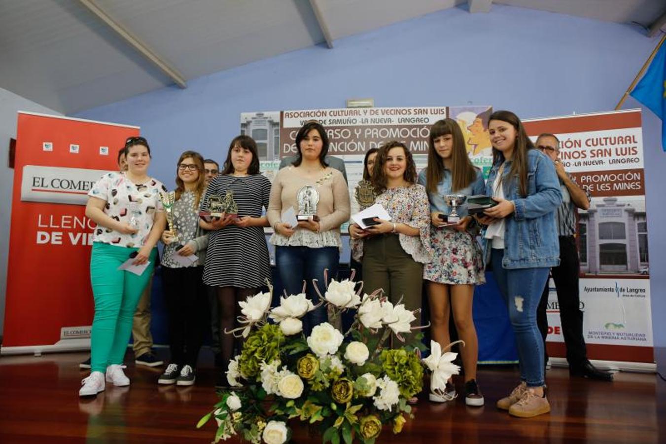 Premios dek XXIII Concurso de Canción asturiana de Les Mines y el XIV de Gaita de La Nueva