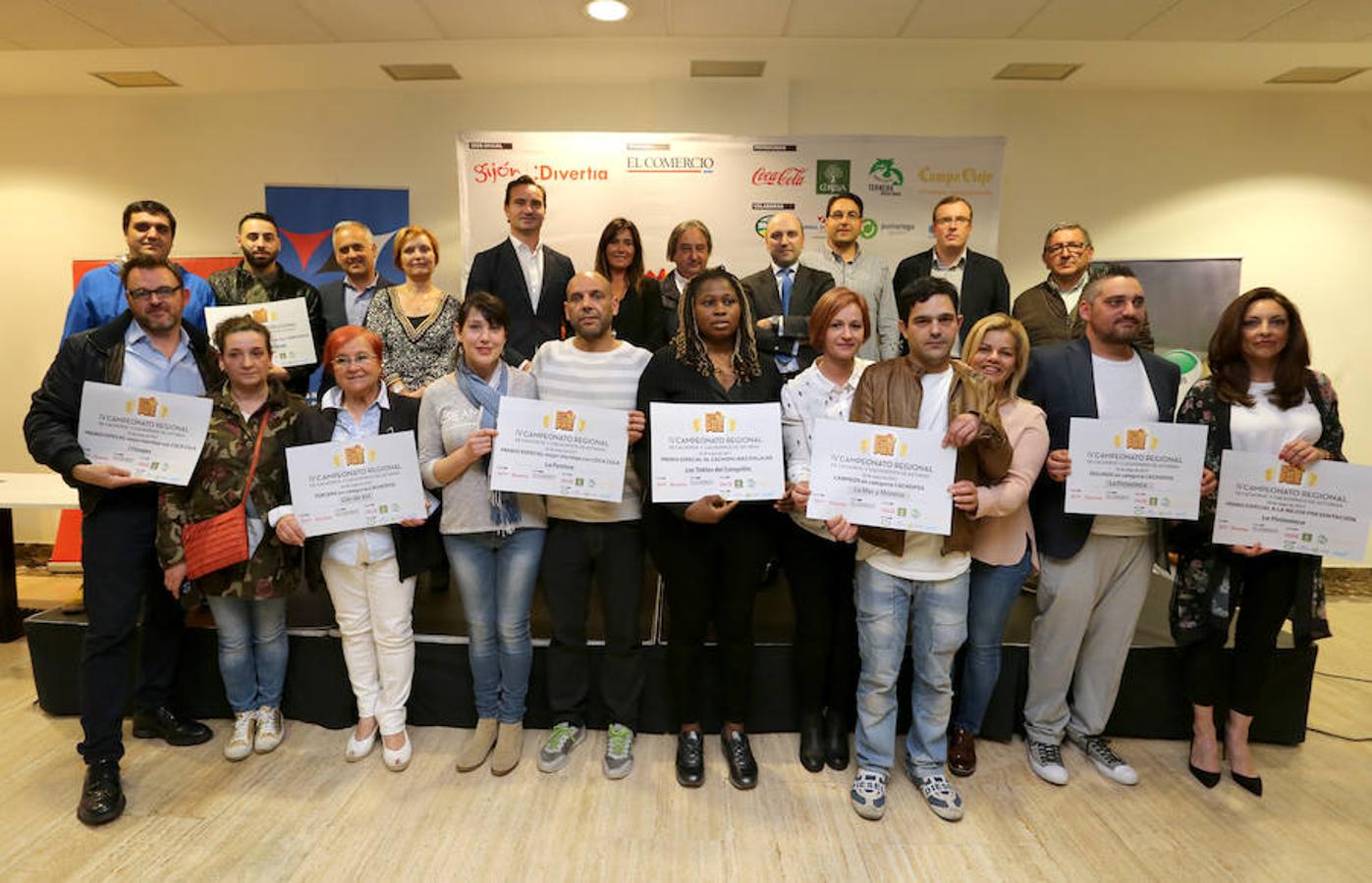 IV Campeonato Regional de Cachopos y Cachopinos de Asturias. Entrega de premios categoría "Cachopos"