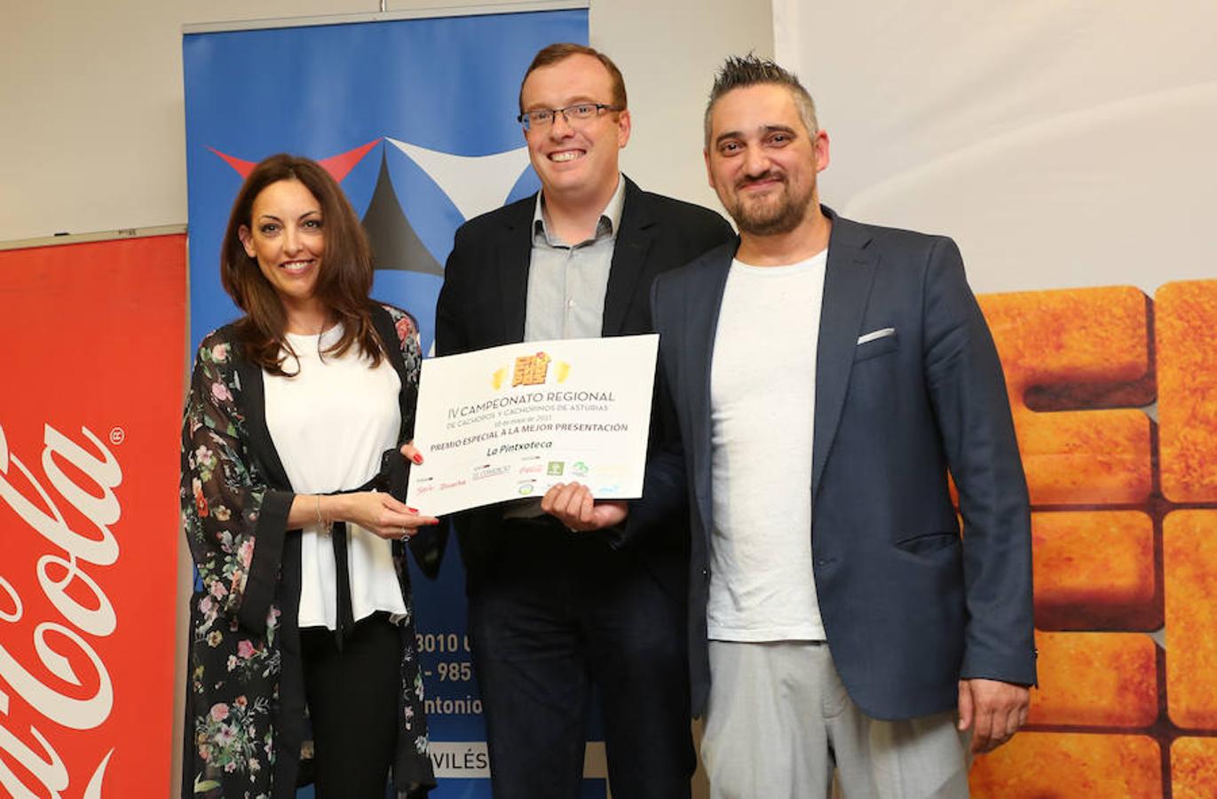 IV Campeonato Regional de Cachopos y Cachopinos de Asturias. Premio especial a la mejor presentación La Pintxoteca