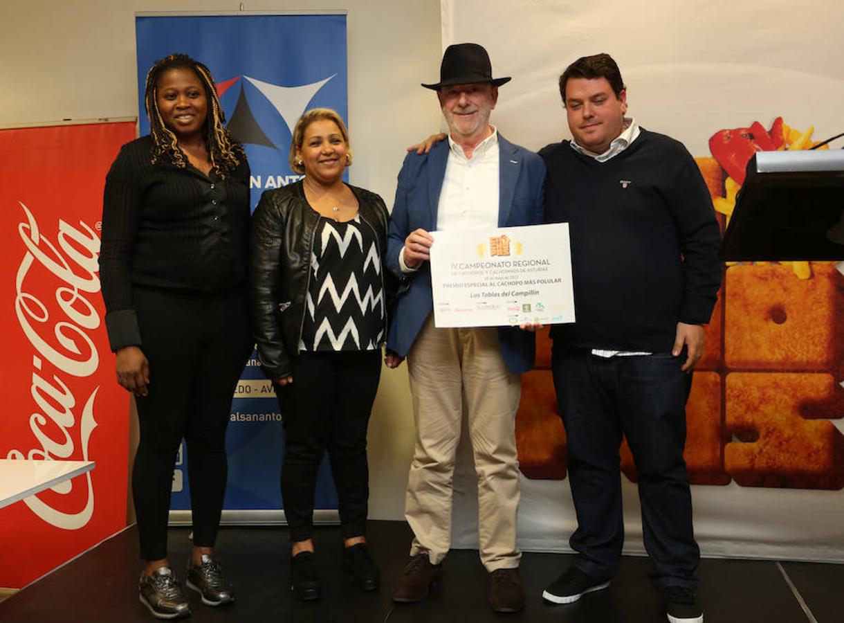 IV Campeonato Regional de Cachopos y Cachopinos de Asturias. Premio especial al cachopo más popular, Las Tablas del Campillín