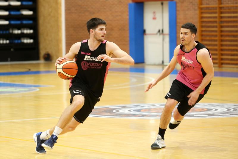 Entrenamiento del Oviedo Baloncesto (11/05/17)