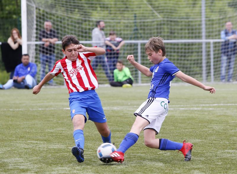 El derbi de alevines, en imágenes