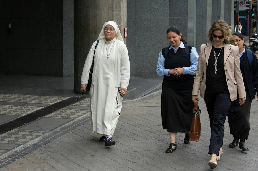 Jesús Sanz, ante un juzgado en Madrid