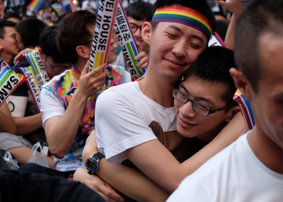 Taiwán, primer país asiático que aprueba el matrimonio gay