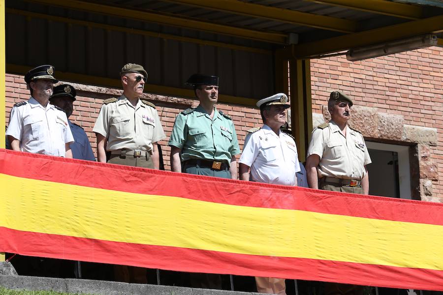 Parada militar en Cabo Noval
