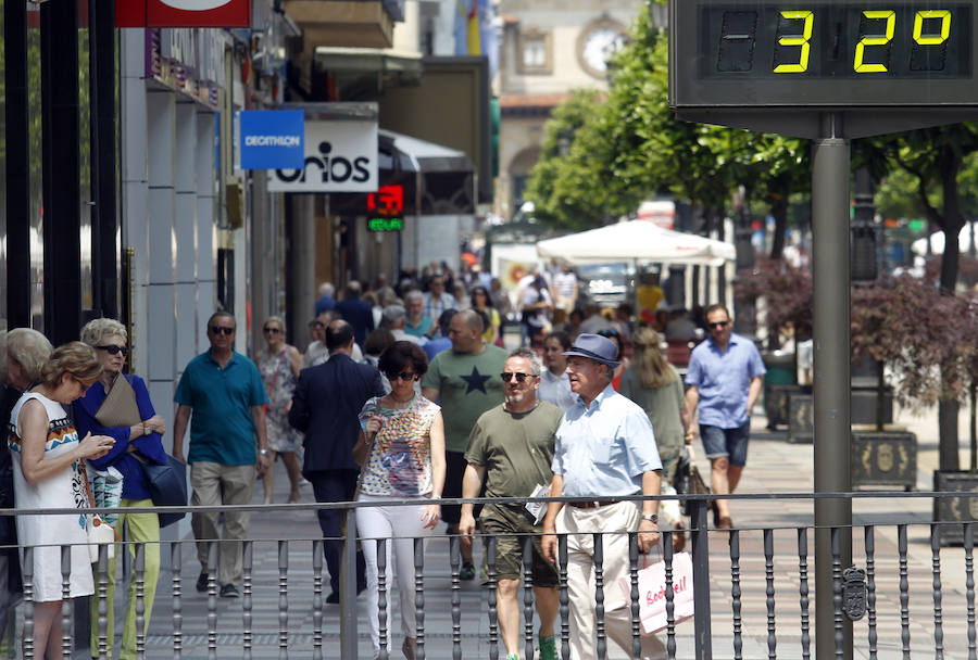 Asturias, bajo la ola de calor