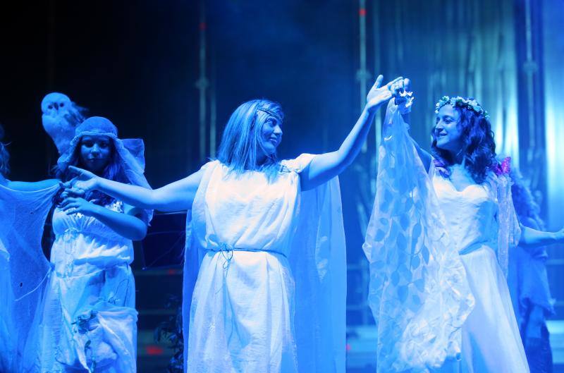 Hoguera de San Juan en Oviedo