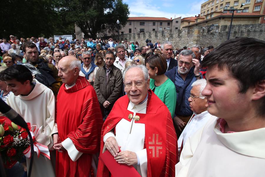 Bendición de las aguas en Gijón en San Pedro