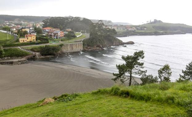 Zona de la cala de El Puerto en Santa María del Mar. 