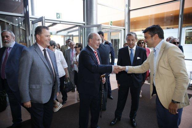 Félix Baragaño, Enrique Pérez, Pedro López Ferrer y Juan Carlos Campo.