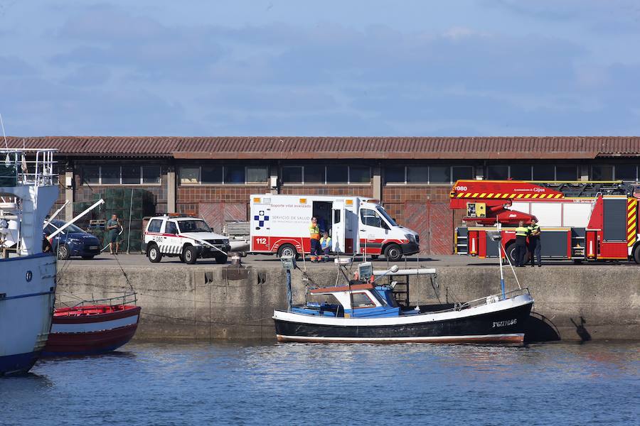 Fallece un pescador al caer su coche al agua en El Musel