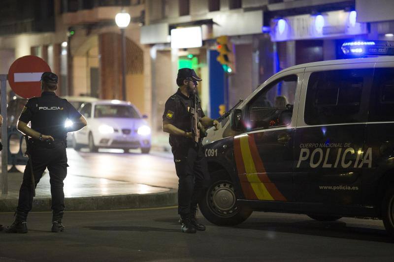 Amplio dispositivo de seguridad para la noche grande de Gijón