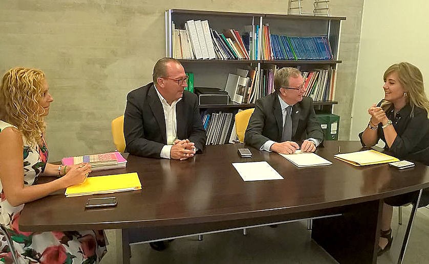 Reunión del consejero de Sanidad con responsables del área VII.