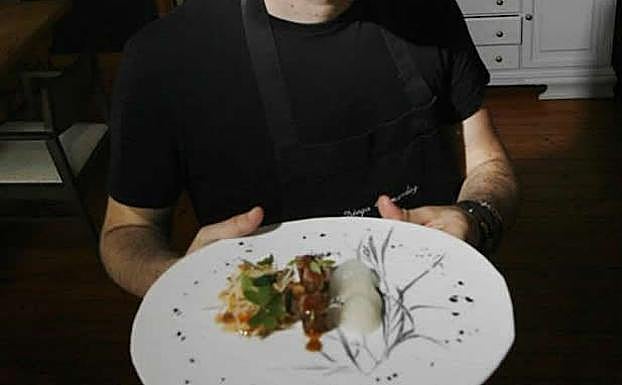 Ensalada de papaya y ventresca de bonito