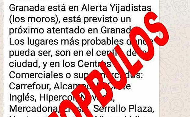 La Guardia Civil desmiente el bulo del «inminente atentado de Granada»