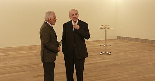 Plácido Arango, el pasado mes de marzo, en el Museo de Bellas Artes de Asturias. 