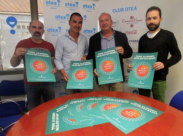 OTEA presenta su cartel de San Mateo, bajo el lema 'Todo lo bueno pasa en los bares'.