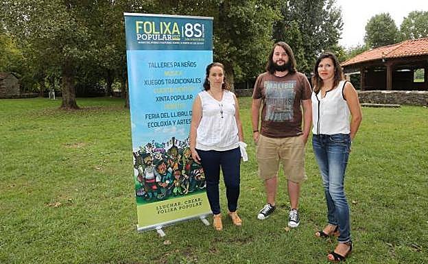 Patricia García, David Fernández y Nuria Rodríguez. 