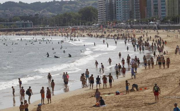 Este fin de semana no habrá demasiada posibilidad de ir a la playa, según las previsiones.