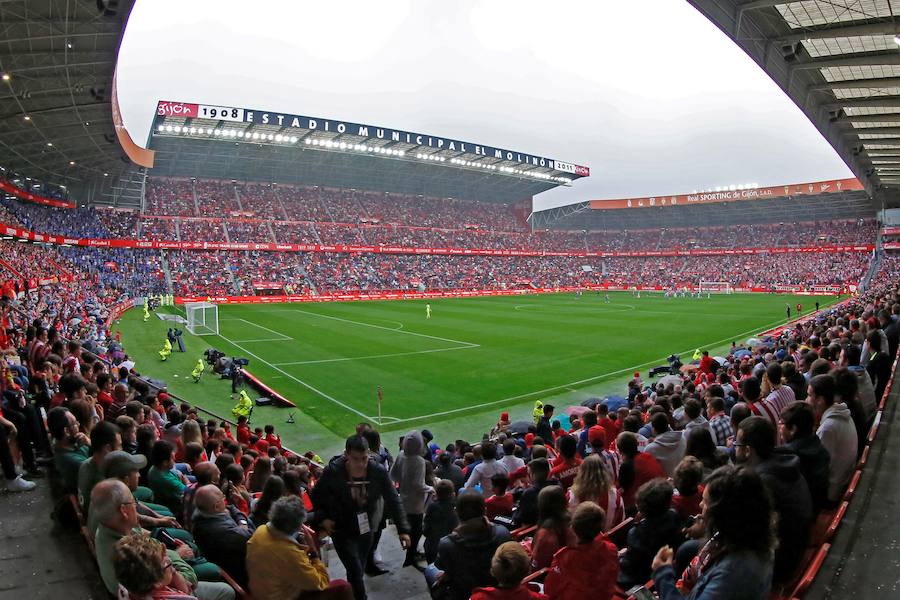 Las imágenes del derbi asturiano, Sporting - Oviedo