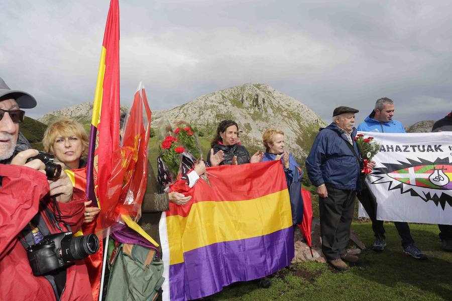 Homenaje republicano en El Mazucu, en Llanes