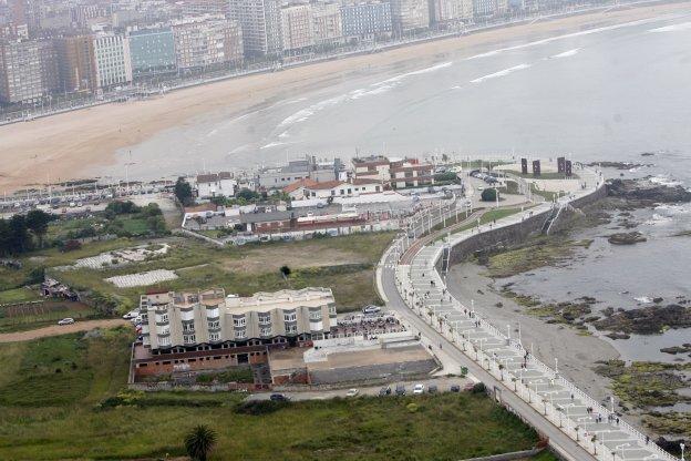 Zona de El Rinconín, donde el nuevo PGO contempla el desarrollo de una gran 'playa verde'. 