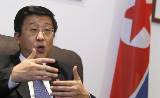 Kim Hyok Chol, embajador de Corea del Norte en España.