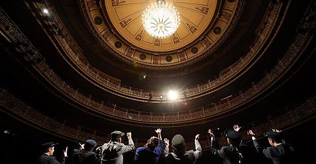 El interior del Teatro Campoamor durante una de las visitas teatralizadas que se realizó en junio de este año. 
